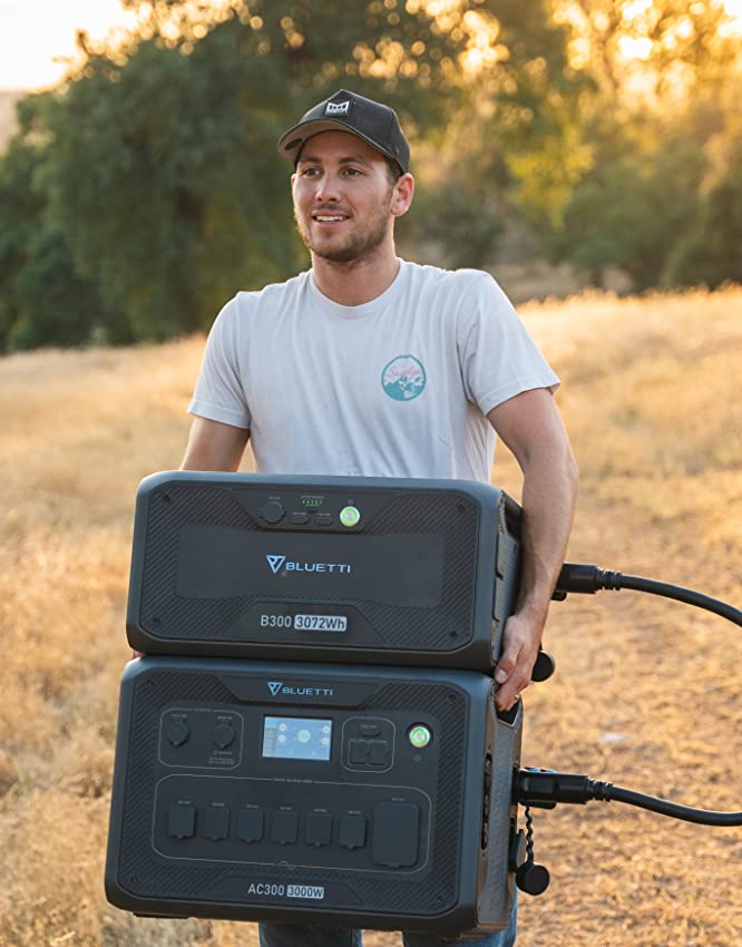 BLUETTI EB3A Portable Power Station, 268Wh Solar Generator LiFePO4 Battery Backup w/ 2 600W (1200W Surge) AC Outlets, Recharge from 0-80% in 30 Min., LFP Backup for Outdoor Camping, Trip, Power Outage